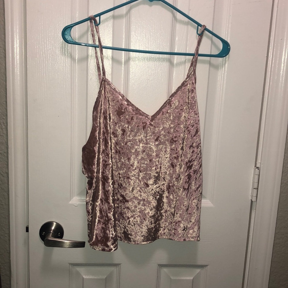 Velvet cami top